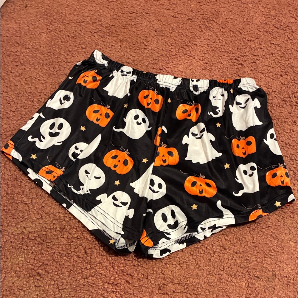 SHEIN Halloween Ghost and Pumpkin Pajama Set - Picture 5 of 8